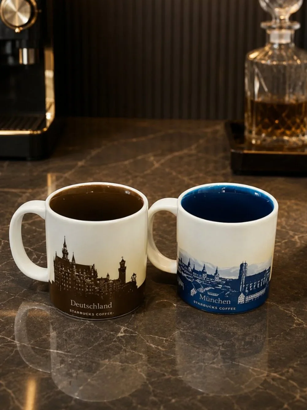 Vintage Starbucks Collector Series Munchen and Germany Mug Set